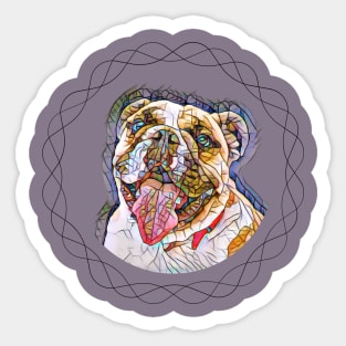 English Bulldog Sticker